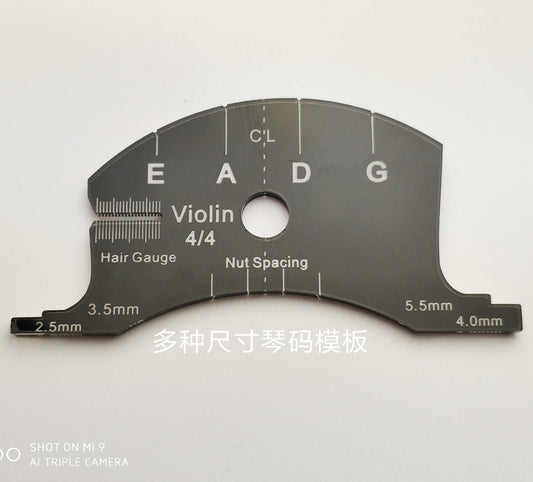 Violin viola cello bridges multifunctional mold template, bridges repair reference tool, violin parts