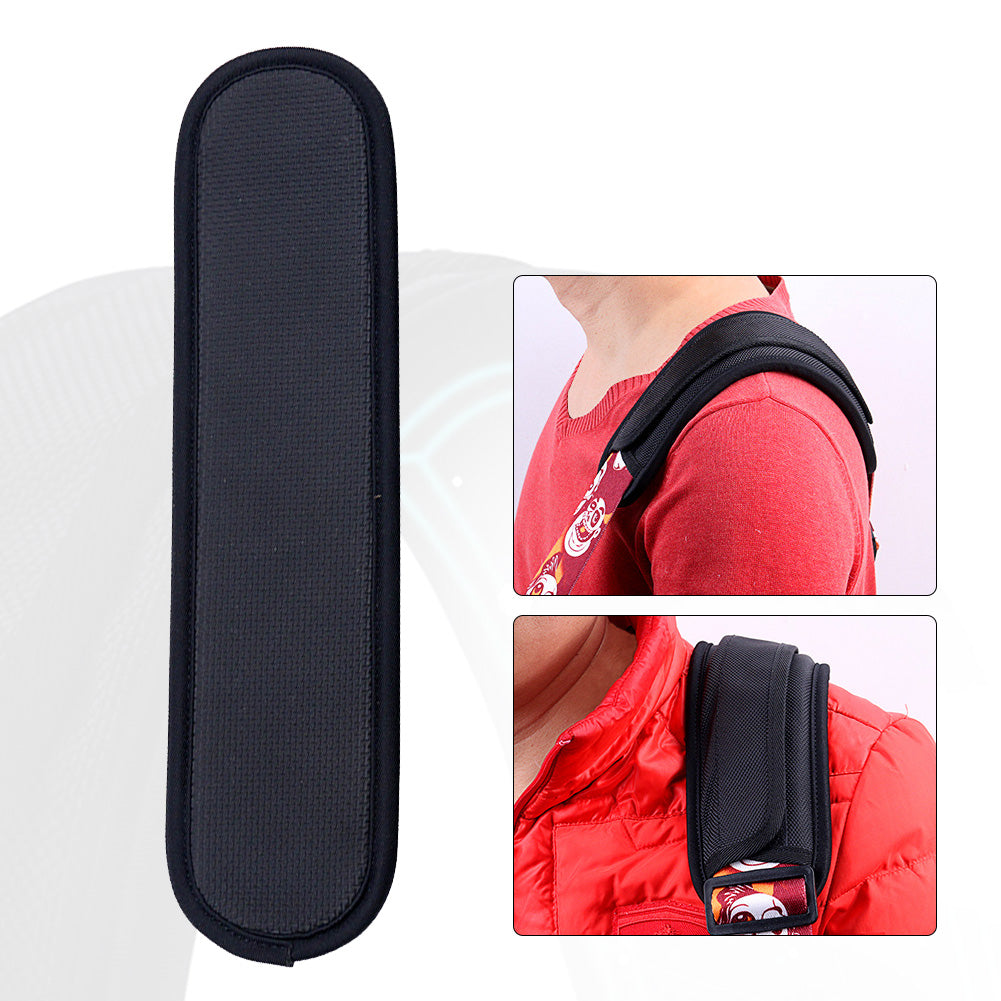 Bass Anti Slip Guitar Strap Shockproof Shoulder Pad Sponge Travel For Acoustic Removable Camera Bags Backpacks Protective