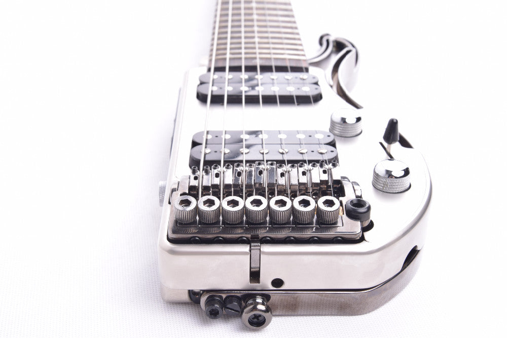 ALP Headless Travel Electric Guitar Double Humbucker AD7-200 Ebony finger board foldable guitar