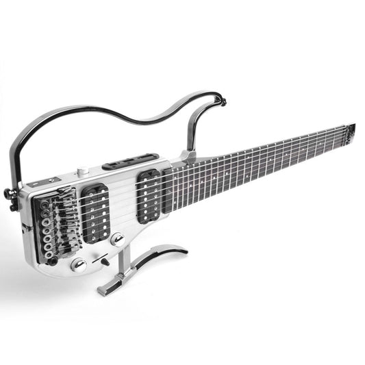 ALP Headless Travel Electric Guitar Double Humbucker AD7-200 Ebony finger board foldable guitar
