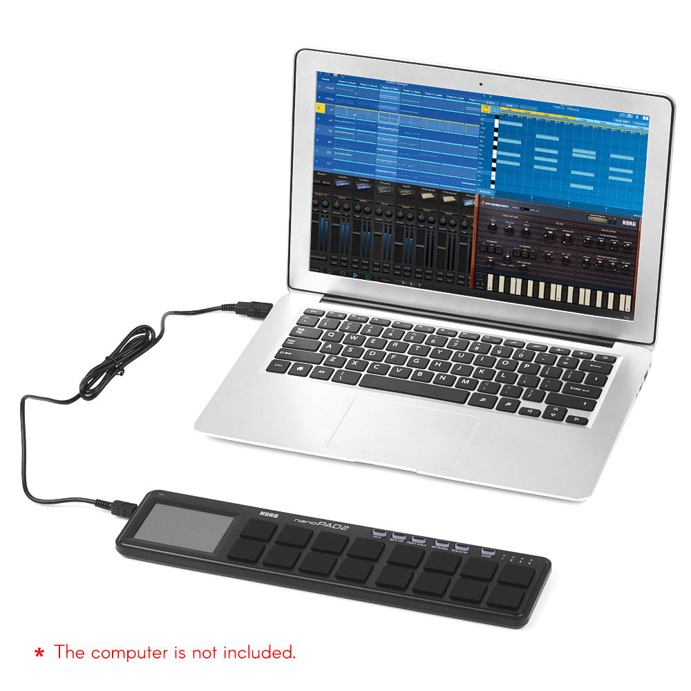 nanoPAD2 Slim-Line Portable USB MIDI Pad Controller 16 Tripper Pads with USB Cable Keyboard Accessaries