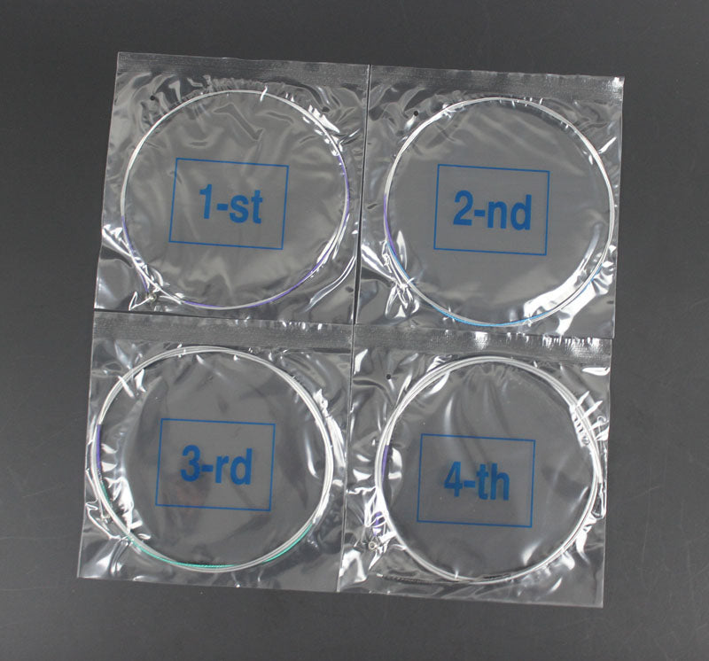 1 set Alice A804 Cello Strings Steel Core Aluminum Alloy Wound Nickel-Plated Ball-End