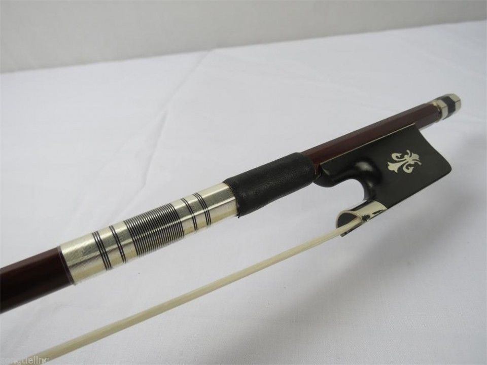 1pcs Strong balanced,strong Brazilian wood flower design cello bow 4/4