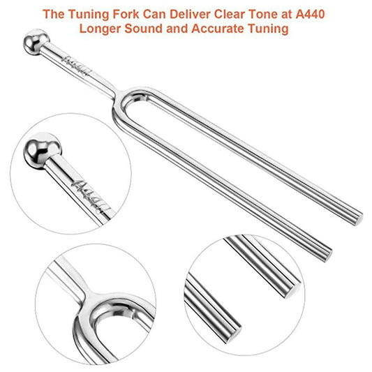 Standard A 440 Hz Tuning Fork Violin Viola Cello A Tone Tuner Steel Fork Tuning Instrument Music For Guitar Tools