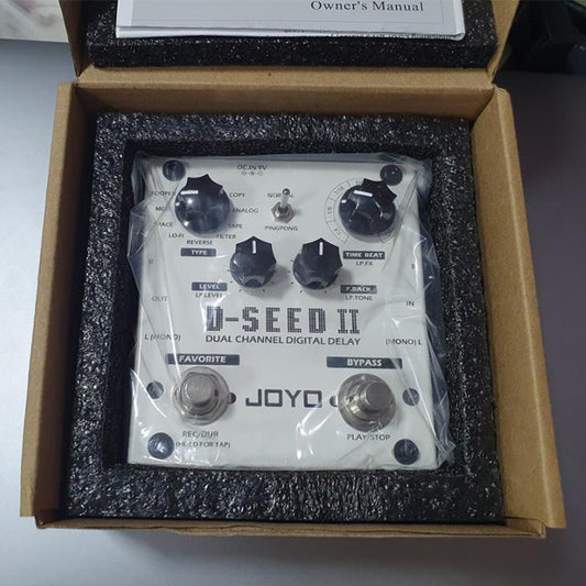 JOYO D-SEED-II Digital Delay Pedal For Electric Guitar Looper &amp; Delay Multi Effect Pedal TAP TEMPO Stereo Guitar Bass Pedal
