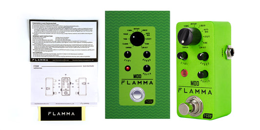 FLAMMA FC05 Modulation Multi Effects Pedal Mod Guitar Pedal 11 Modes Chorus Flanger Phaser Tremolo Auto Wah