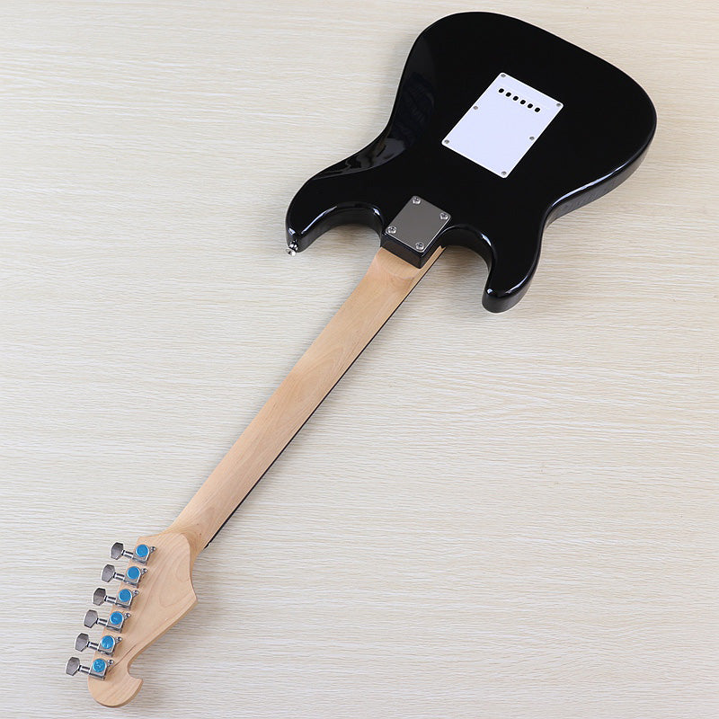 Good Quality Mini Electric Guitar Travel Guitar 34 Inch Basswood Body 6 Strings Wood Guitar High Gloss Red Blue Black Free Bag