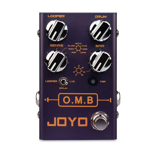 JOYO R-06 O.M.B LOOPER Drum Mode Guitar Effects Pedal Auto-align Count-In Loop Guitar Effects Tap Tempo Function 40 mins Looper