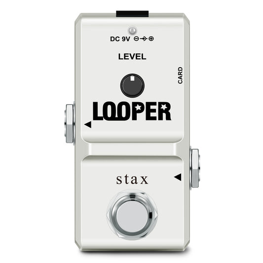 Stax LN-332A Guitar Mini Looper SD Memory Card Pedal Looper Effect Pedals For Electric Guitar 10 Min Recording