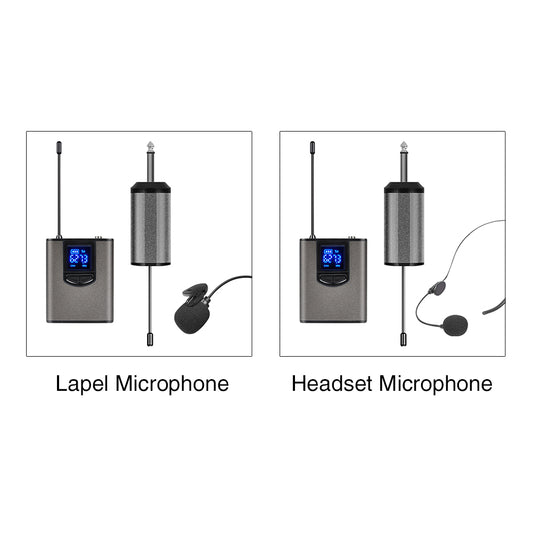 Professional Wireless Microphone Public Speaking Lapel Headset UHF Professional Strong Compatibility Hands Free Mini Portable