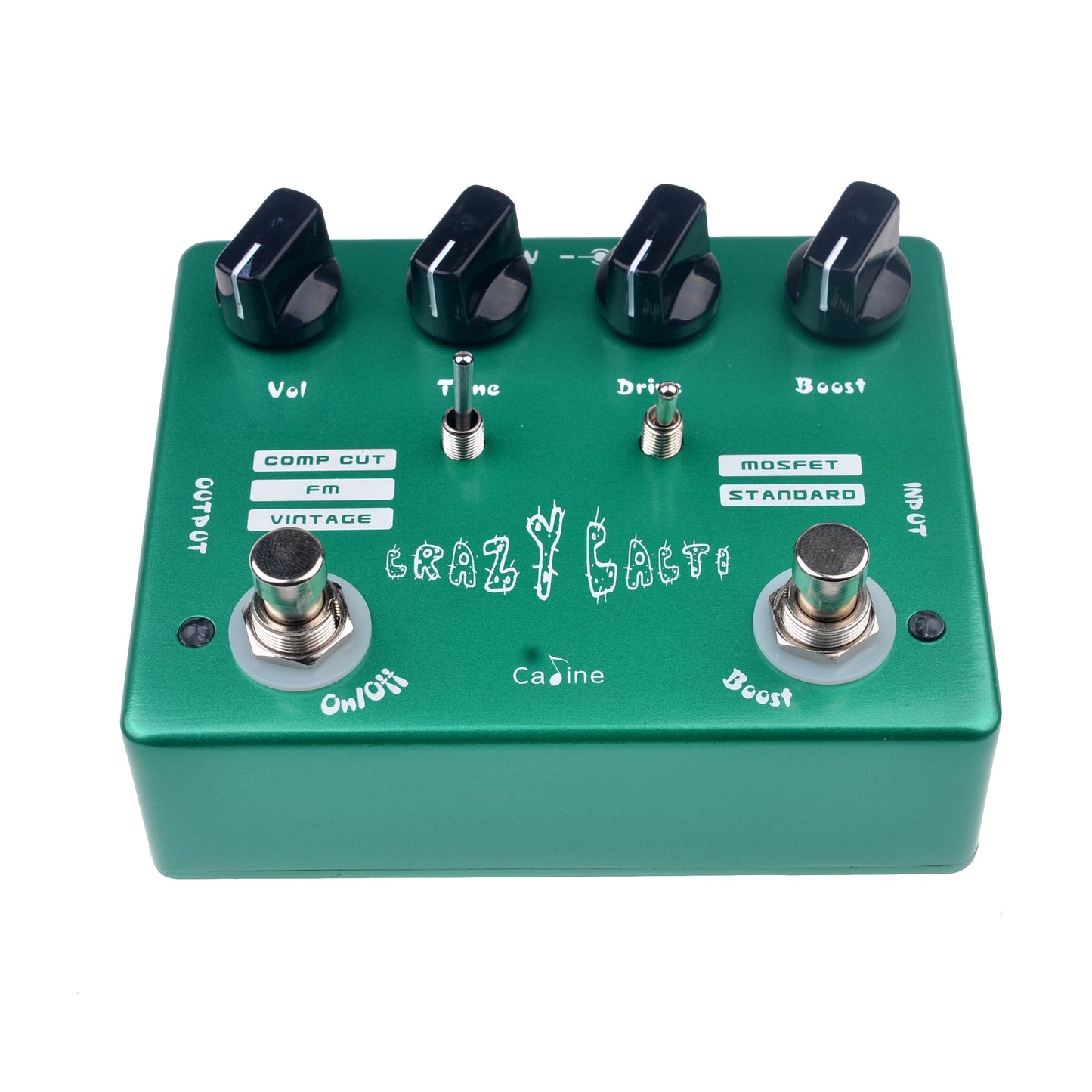 Caline CP-20 Crazy Cacti Overdrive Guitar Effect Pedal True Bypass Aluminum Alloy Guitar Accessories Pedal Effect