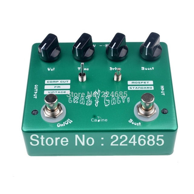 Caline CP-20 Crazy Cacti Overdrive Guitar Effect Pedal True Bypass Aluminum Alloy Guitar Accessories Pedal Effect