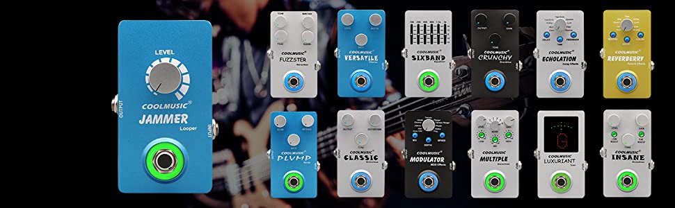 Electric Guitar Effects Pedal Coolmusic Stompbox Insane Distortion Effect Musical Instrument Bass Accessories Full Metal Shell