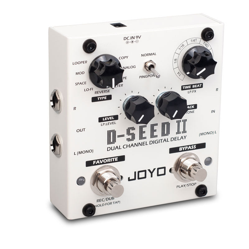 JOYO D-SEED-II Digital Delay Pedal For Electric Guitar Looper &amp; Delay Multi Effect Pedal TAP TEMPO Stereo Guitar Bass Pedal