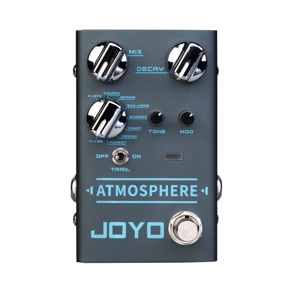 Atmosphere Reverb Pedal Multi Effect Pedal for Electric Guitar Bass Digital Reverb Pedal PLATE CHURCH SPRING COMET