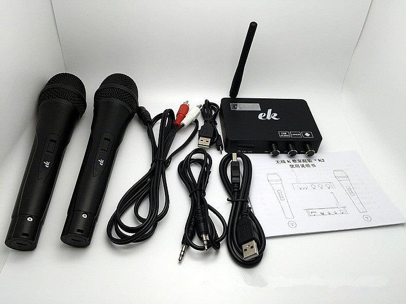 Handheld Wireless Karaoke Microphone Karaoke player Home Karaoke Echo Mixer System Digital Sound Audio Mixer Singing Machine