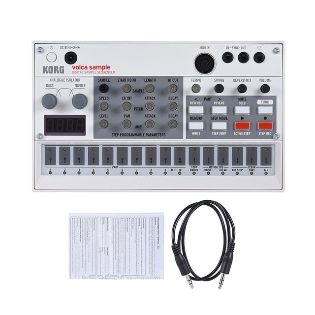 KORG VOLCA KEYS Analog Synthesizer Synth Built-in Delay Effect Loop Sequencer with MIDI In 3.5mm Sync In/ Out Headphone Jacks