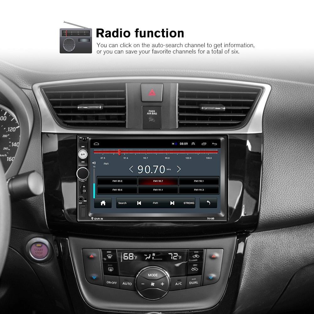 Podofo 2 din car radio