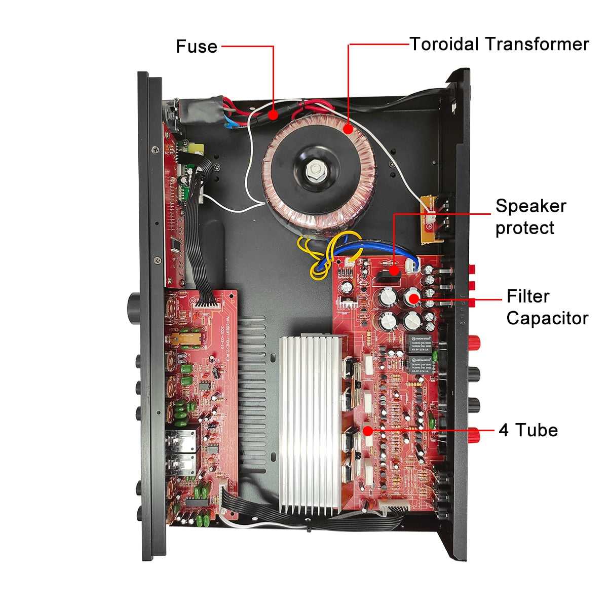 SUNBUCK 2000W 220V 110V bluetooth5.0 Audio Power Amplifier Home Theater amplificador Audio with Remote Control Support FM USB