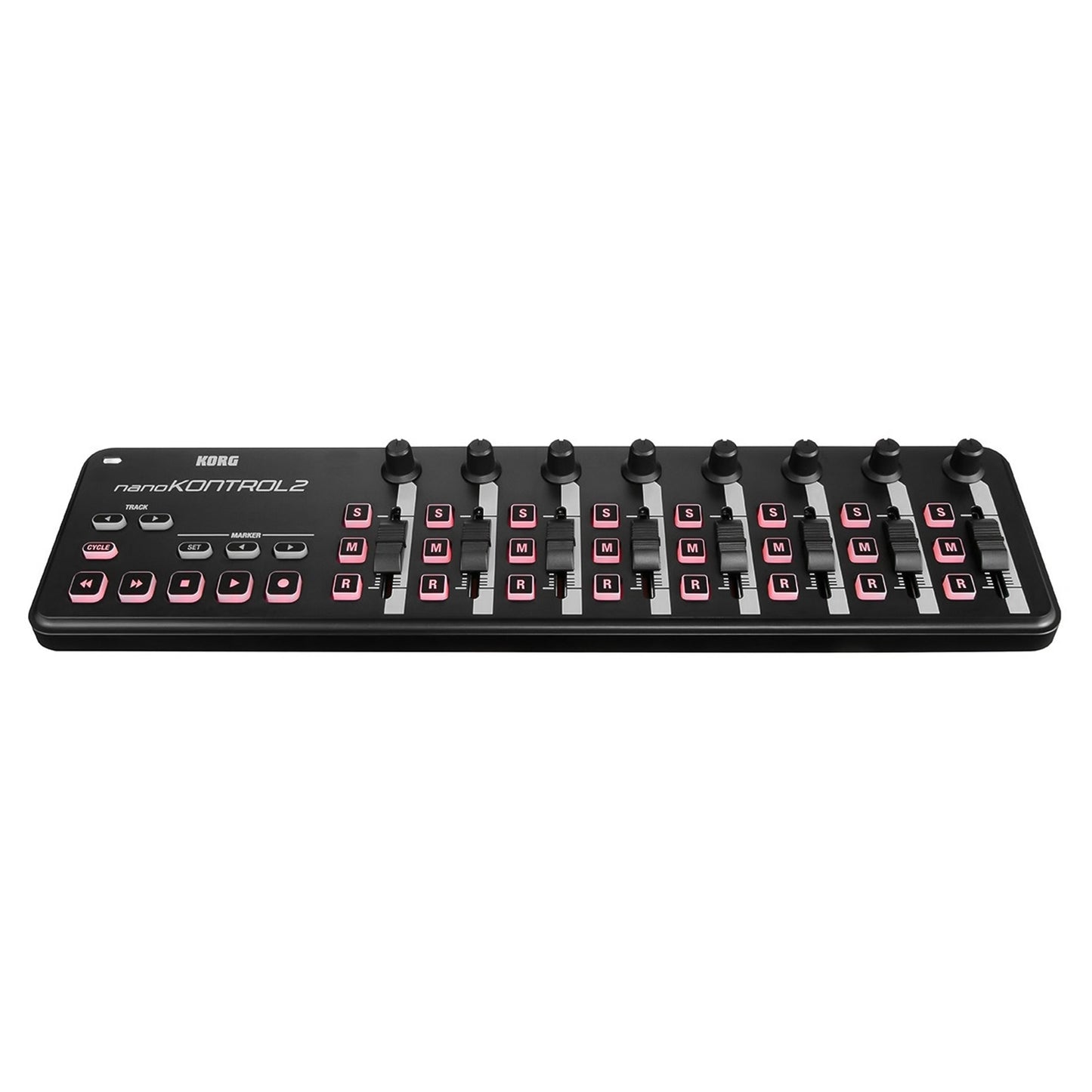KORG nano KONTROL2 Slim-Line USB Controller Portable MIDI Control Surface with USB Cable