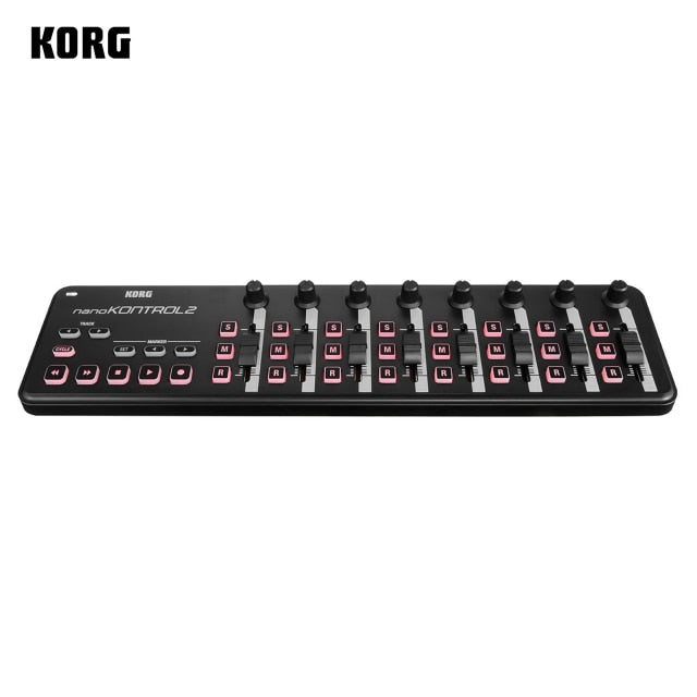 KORG nano KONTROL2 Slim-Line USB Controller Portable MIDI Control Surface with USB Cable
