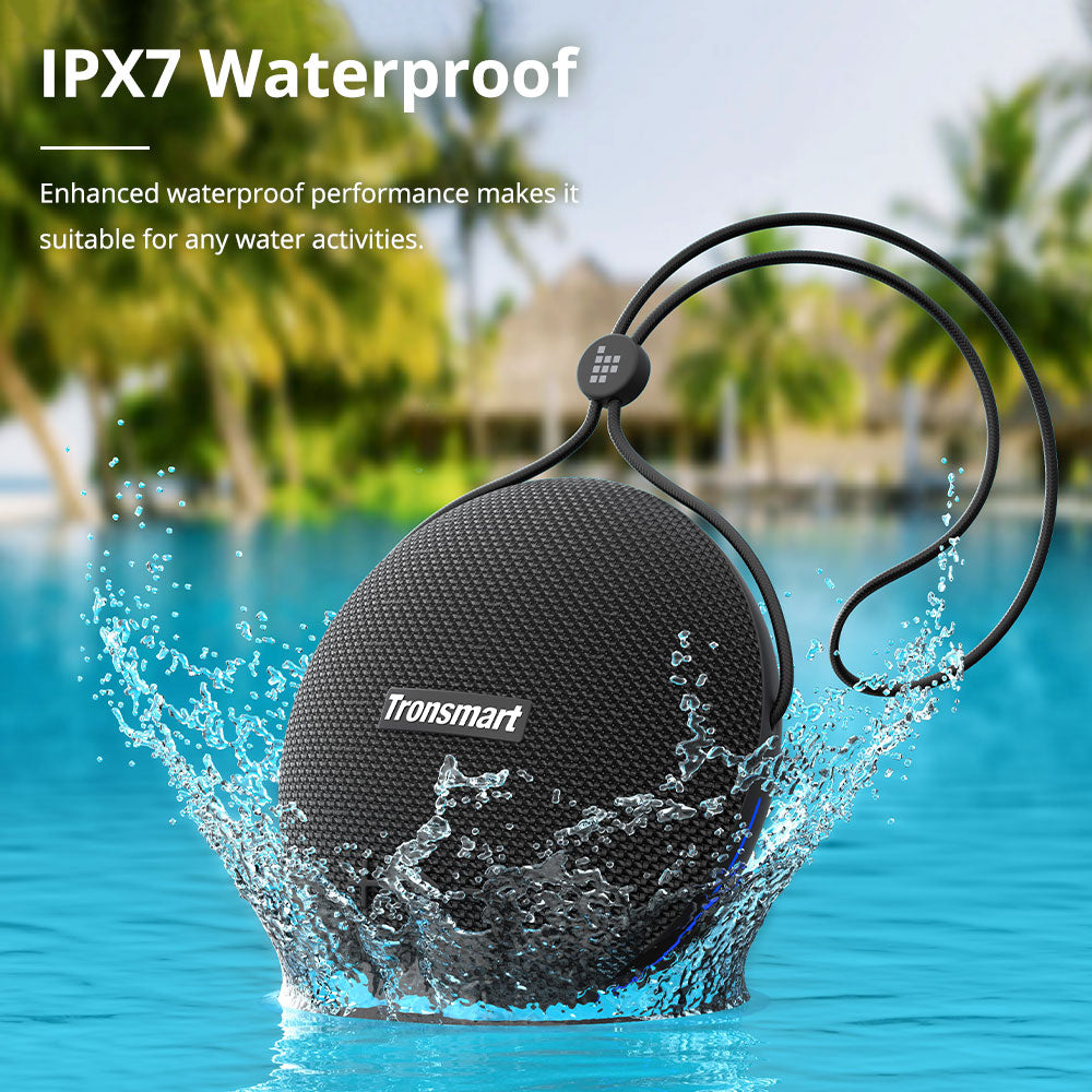 Tronsmart Splash 1 Bluetooth Speaker with True Wireless Stereo, Dual Drivers, IPX7 Waterproof, 24-hour Playtime Portable Speaker