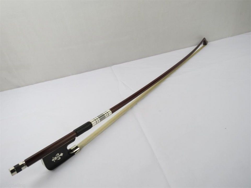 1pcs Strong balanced,strong Brazilian wood flower design cello bow 4/4