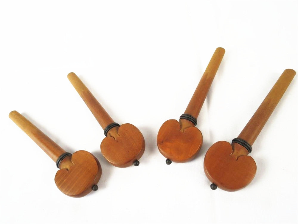 Cello part,1sets (4pcs) cello pegs natural High quality Jujube wood