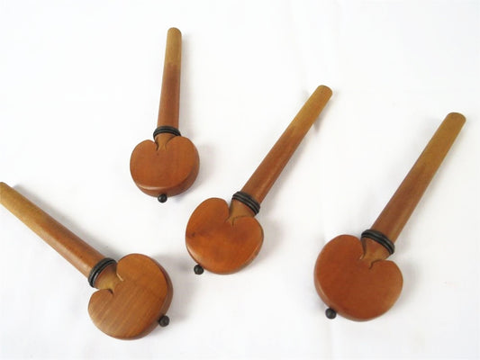 Cello part,1sets (4pcs) cello pegs natural High quality Jujube wood