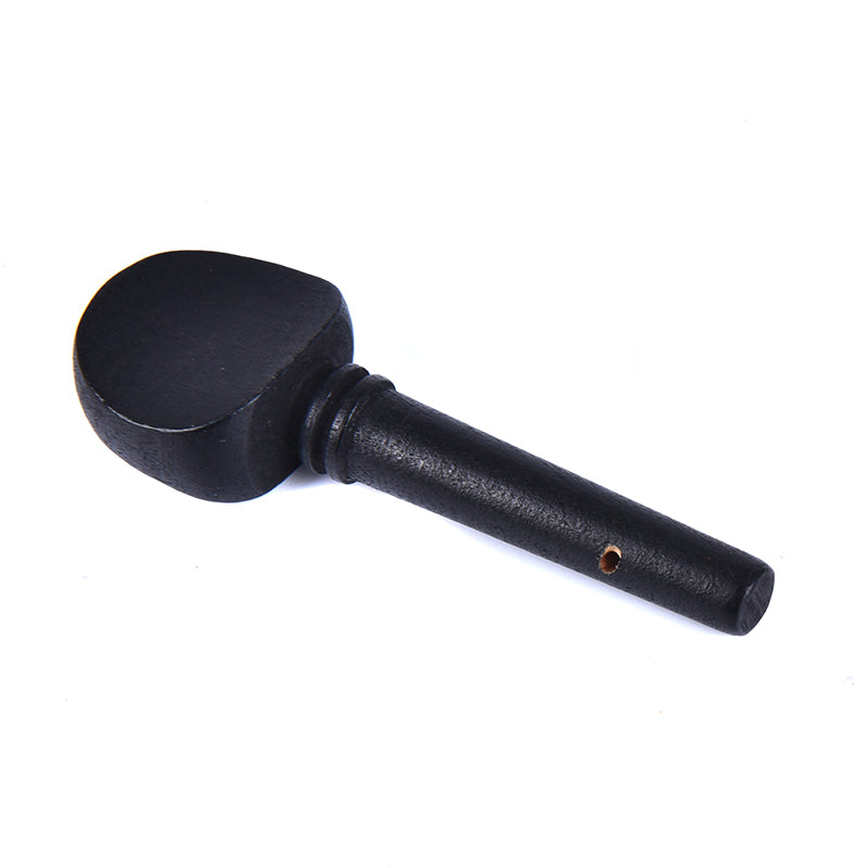 4Pcs 4/4 Ebony Cello Pegs Black Shaft Handle Musical Instruments Solid Cello Accessories Tool