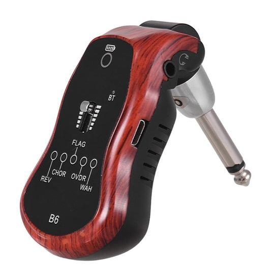 Guitar Headphone Amp Mini Plug Guitar Amplifier Bluetooth-compatible Receiver Rechargeable For Electric Travel Pocket 24BD