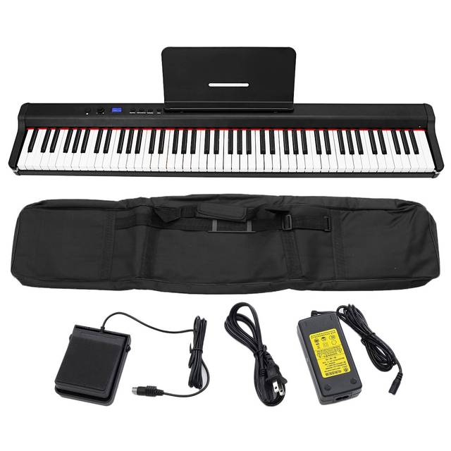 BORA BX5 88 Keys Smart Portable Digital Electronic Piano Hammer Action Keyboard With HIFI Independent Sound MIDI/USB