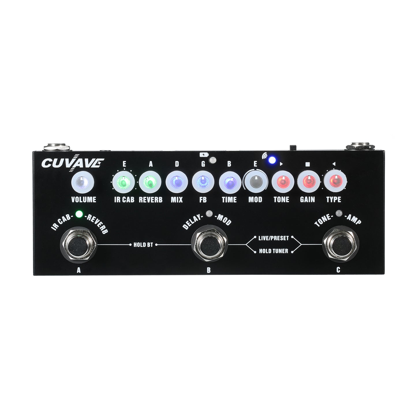 CUVAVE CUBE BABY Portable Multifunctional Electric Guitar Effect Pedal Combined Guitar Pedal Recording Audio Interface Function