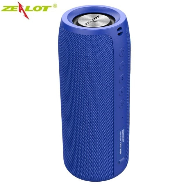 ZEALOT Powerful Bluetooth Speaker Bass Wireless Portable Subwoofer Waterproof Sound Box Support TF, TWS, USB Flash Drive