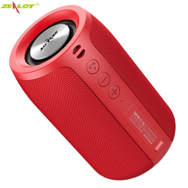 ZEALOT Powerful Bluetooth Speaker Bass Wireless Portable Subwoofer Waterproof Sound Box Support TF, TWS, USB Flash Drive