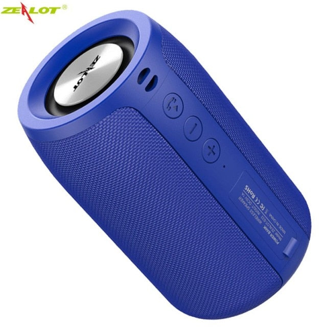 ZEALOT Powerful Bluetooth Speaker Bass Wireless Portable Subwoofer Waterproof Sound Box Support TF, TWS, USB Flash Drive