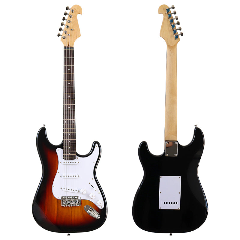 Good Quality Mini Electric Guitar Travel Guitar 34 Inch Basswood Body 6 Strings Wood Guitar High Gloss Red Blue Black Free Bag