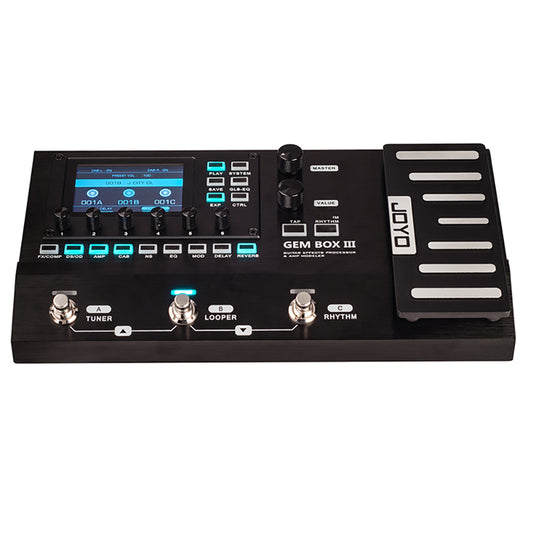 JOYO Guitar Multi Effects Pedal Synth Multi-Effects Processor Overdrive Distortion Pedal LOOPER Delay Effect 9 Effects Module