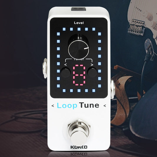 KOKKO FLP-2T Loop Tune Guitar Effect Floor Recording Looper W/Built-in Tuner Option Guitar Effects