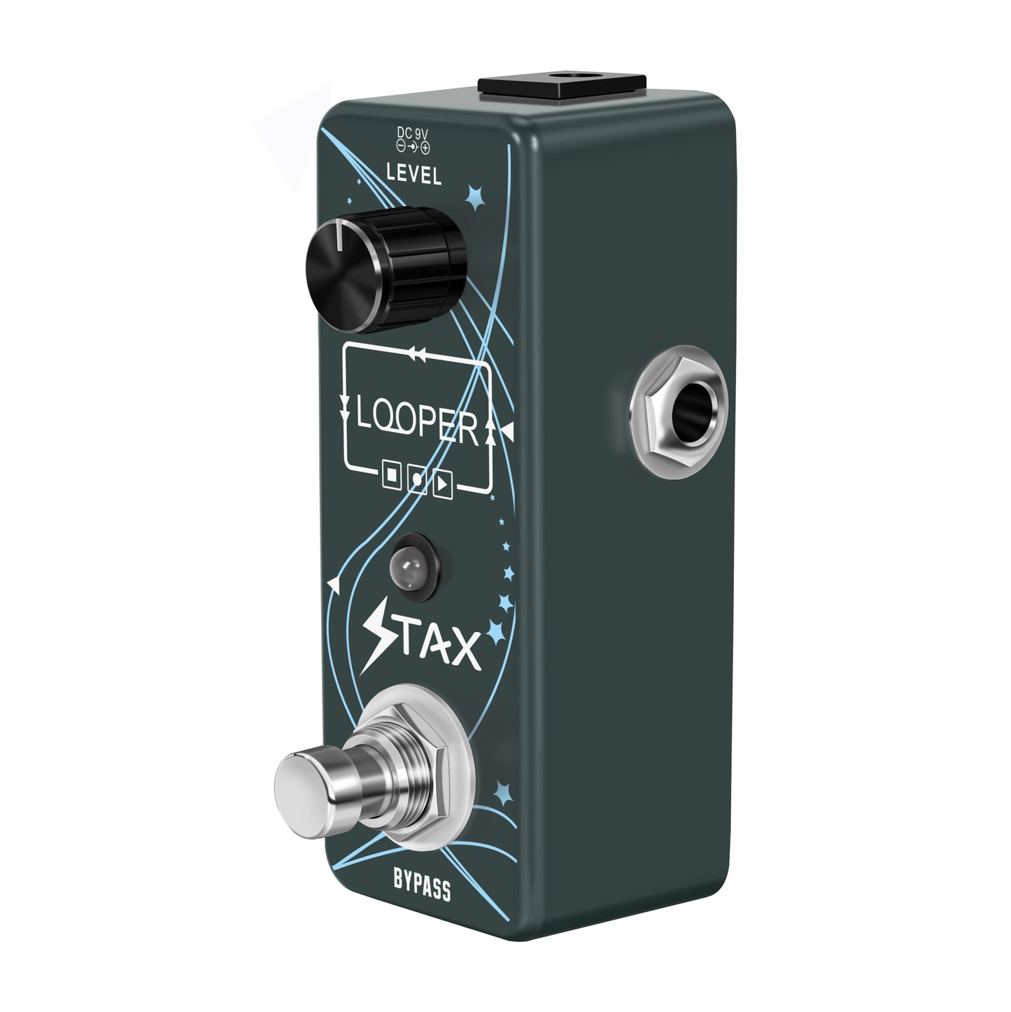 Stax LEF-332 Guitar Looper Pedal Digital Looper Effect Pedals For Electric Guitar Bass 10 Min Recording Time