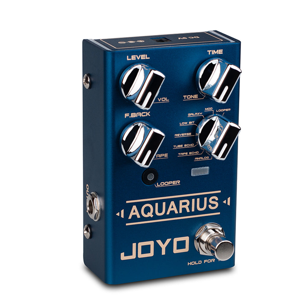 Guitar Effect Pedal AQUARIUS LOOPER Delay Pedal 8 Digital Delay Tap Tempo Multi Effects Pedal Guitar Musical Instrument Parts