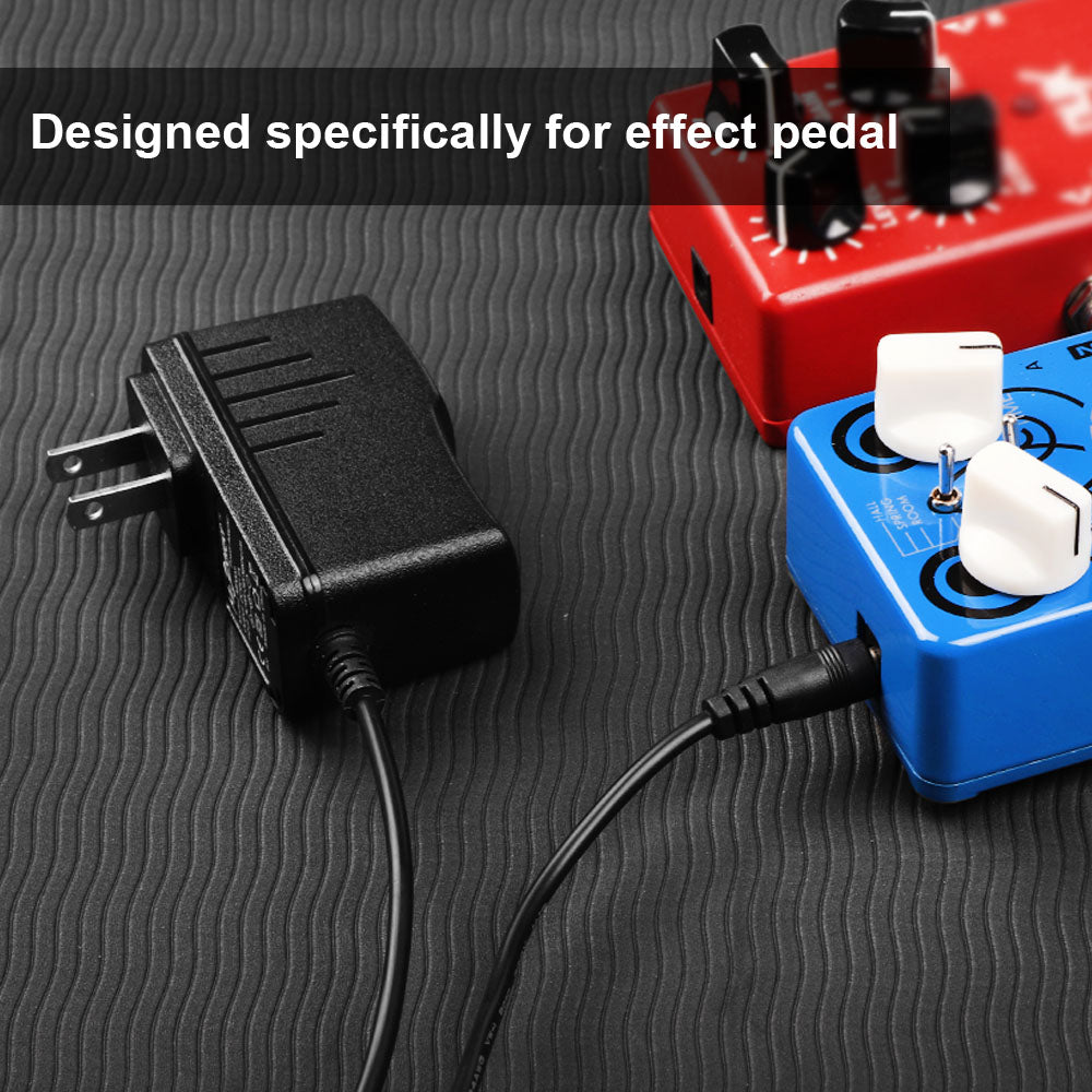 AC 100-240V DC 9V 1A Guitar Pedal Power Supply Adapter.