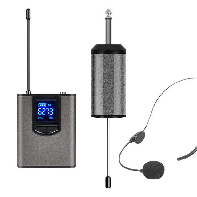 Professional Wireless Microphone Public Speaking Lapel Headset UHF Professional Strong Compatibility Hands Free Mini Portable